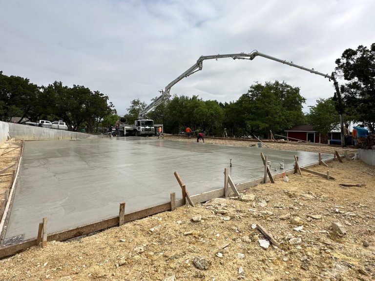 40x80 Concrete Slab Pour — San Antonio, TX